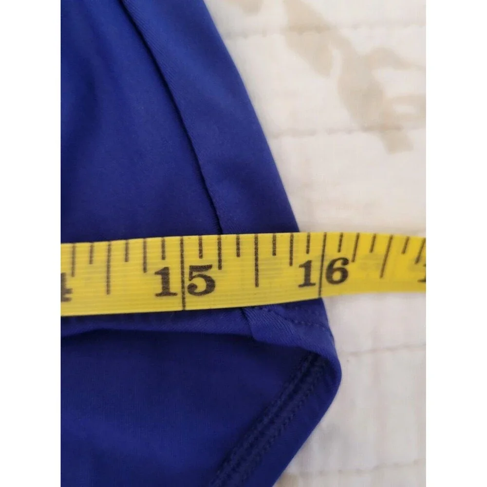 🌴 TOMMY BAHAMA Slimming Tummy Control One Piece Halter Swimsuit | Royal Blue 14